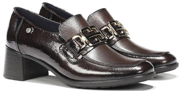 Chaussures à talons moyens pour femme Dorking - Fluchos IKIA D9774, brun