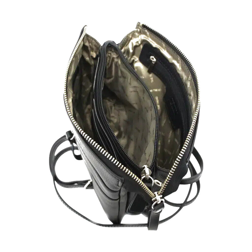 583306 SAC DOUBLE COMPART. CUIR ITALIEN