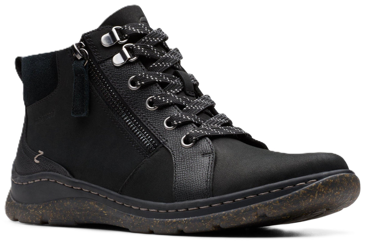 Bottillons d'automne pour femme Clarks ORLENE TOP WP 26182991, noir