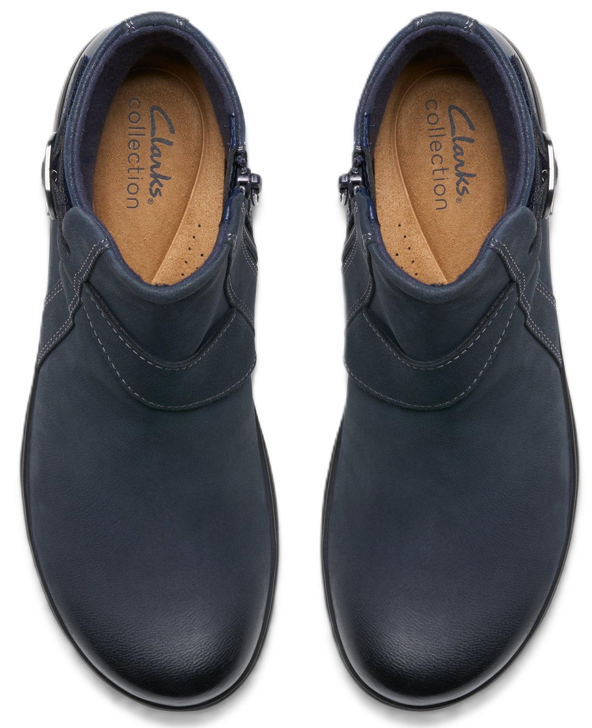 Bottillons d'automne pour femme Clarks CARLEIGH ANGIE 26185793, bleu