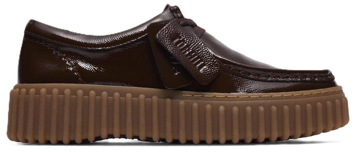 Chaussures compensées pour femme Clarks TORHILL BEE 26186667, brun