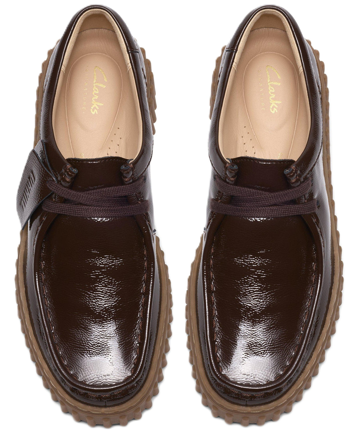 Chaussures compensées pour femme Clarks TORHILL BEE 26186667, brun