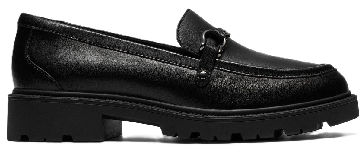 Mocassins pour femme Clarks CODE L STEP 26320202, noir