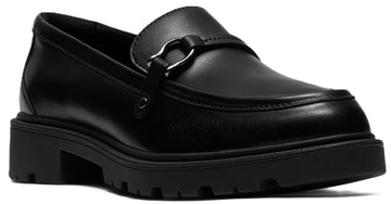 Mocassins pour femme Clarks CODE L STEP 26320202, noir