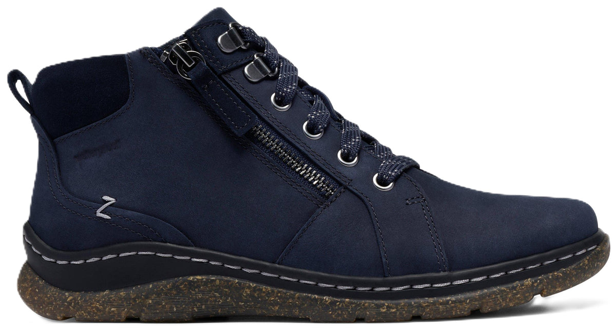 Bottillons d'automne pour femme Clarks ORLENE TOP WP 26327948, bleu