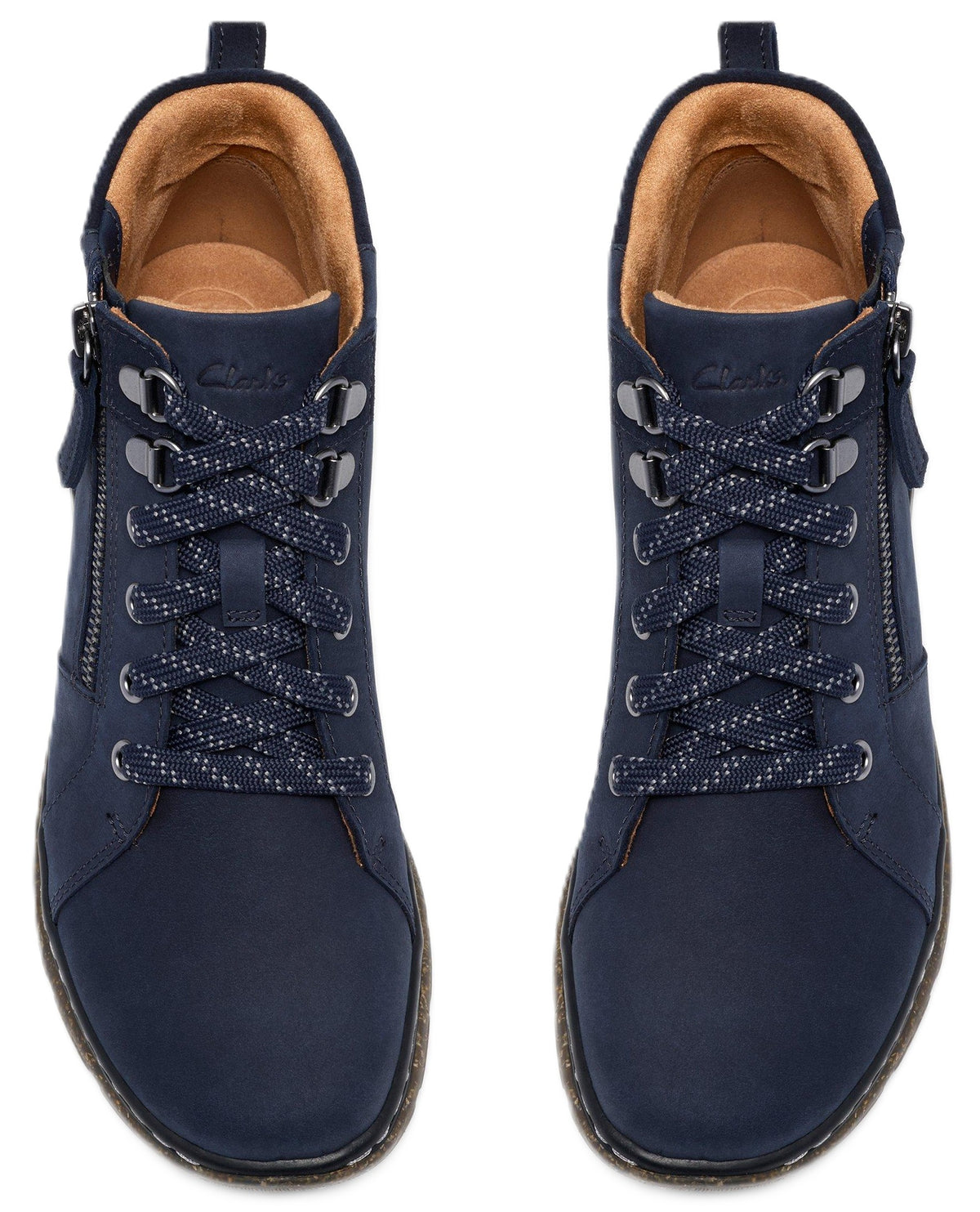 Bottillons d'automne pour femme Clarks ORLENE TOP WP 26327948, bleu