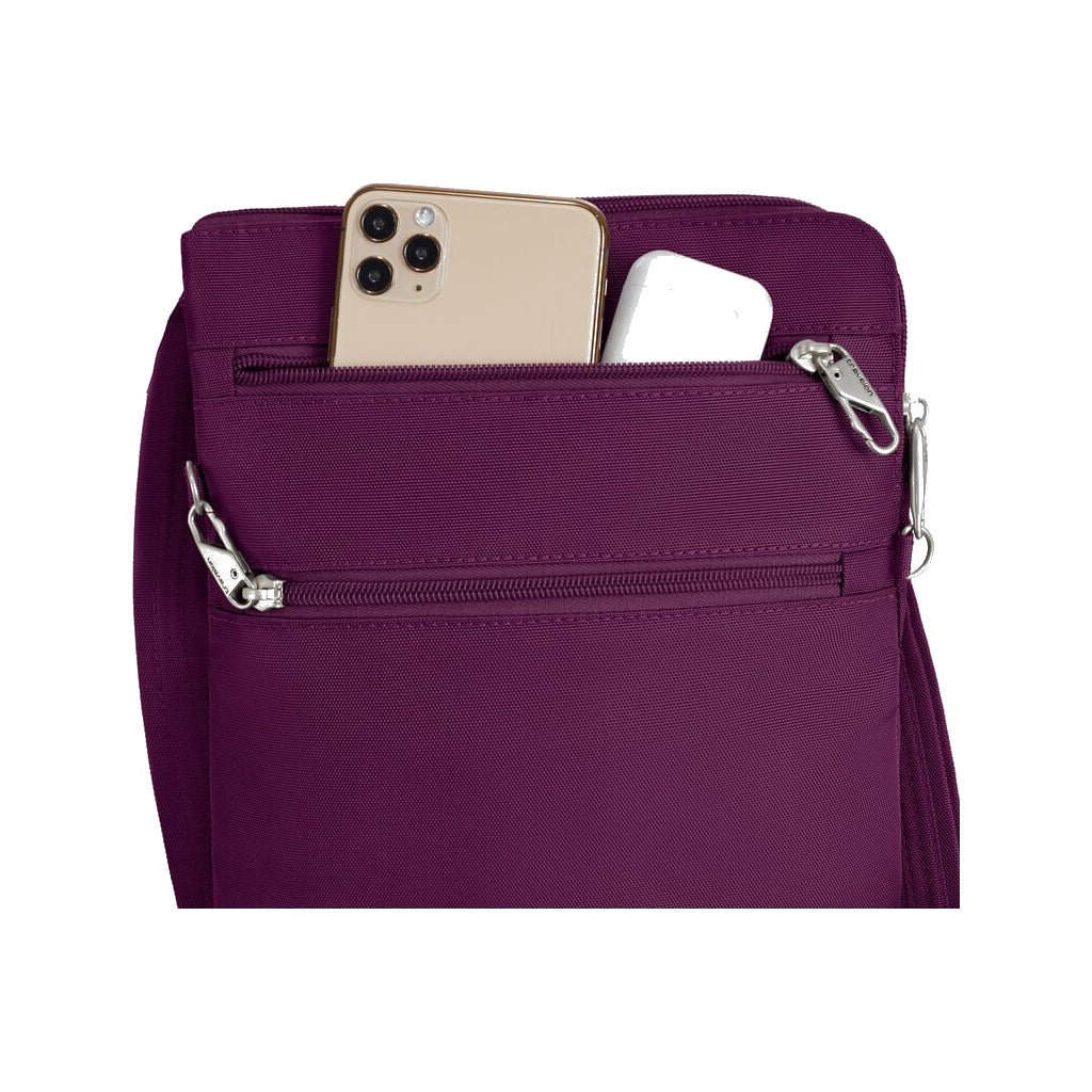 Sac à main Travelon 43116 CLASSIC ANTI-VOL BANDOULIÈRE 2 ZIP