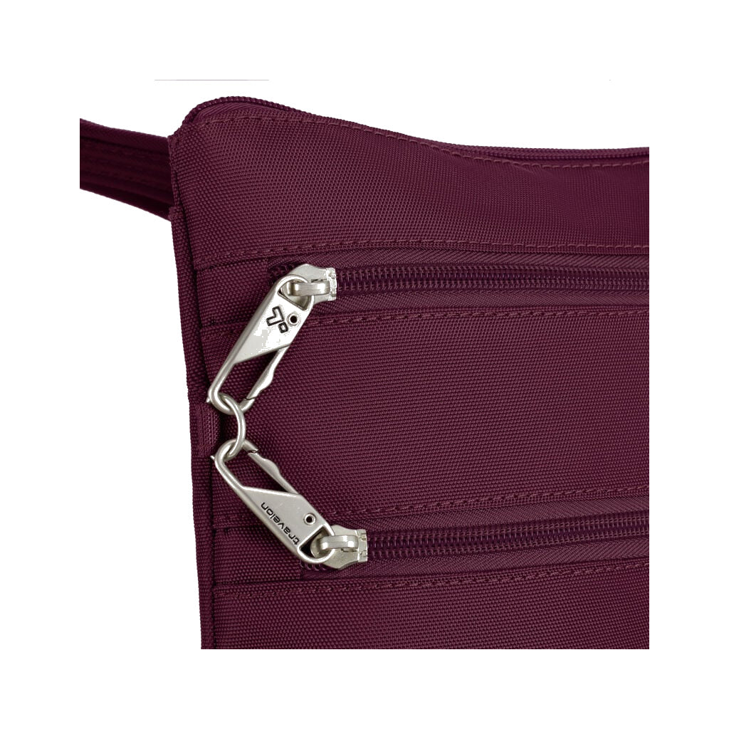 Sac à main Travelon 43116 CLASSIC ANTI-VOL BANDOULIÈRE 2 ZIP