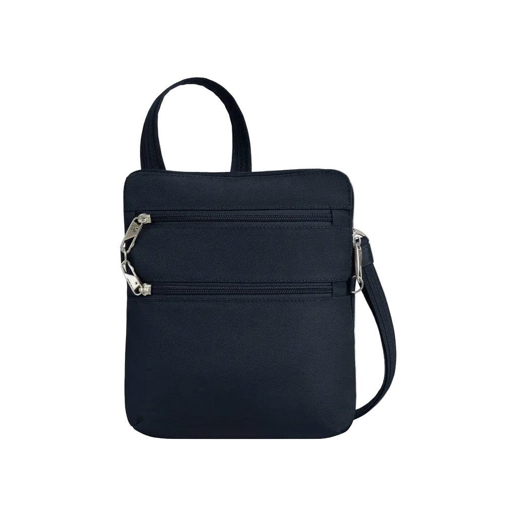Sac à main Travelon 43116 CLASSIC ANTI-VOL BANDOULIÈRE 2 ZIP, bleu