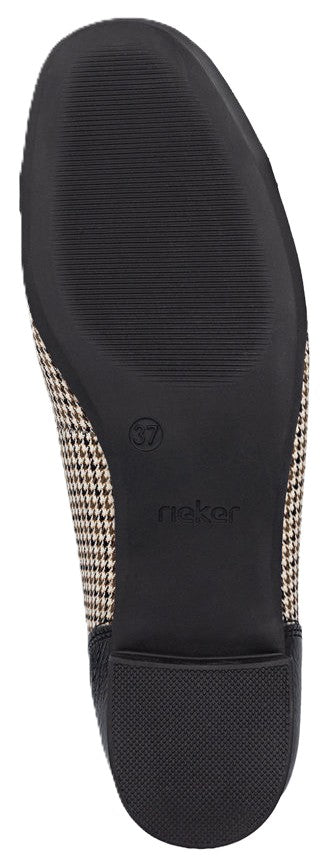 Chaussures à talons bas pour femme Rieker 43450-60, multicolore