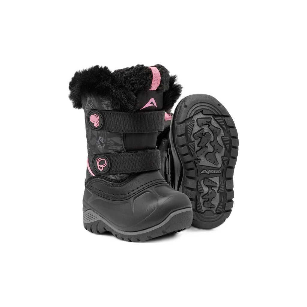 Bottes d'hiver pour fille Acton FROSTY A8407, noir