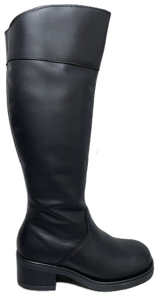 Bottes d'hiver longues pour femme Saute-Mouton ELLA, noir