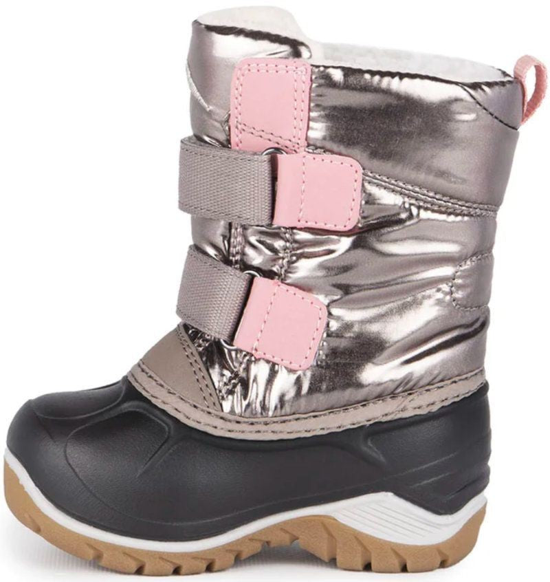 Bottes d'hiver pour fille Acton KIDDY A8388, gris argent