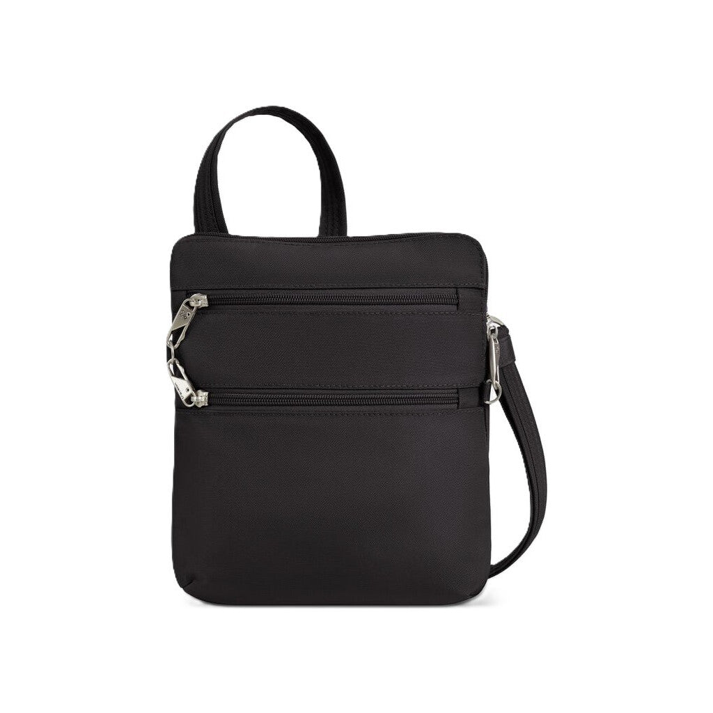 Sac à main Travelon 43116 CLASSIC ANTI-VOL BANDOULIÈRE 2 ZIP, noir