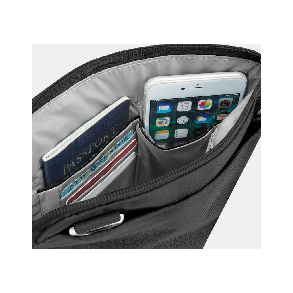 Sac à main Travelon 43116 CLASSIC ANTI-VOL BANDOULIÈRE 2 ZIP