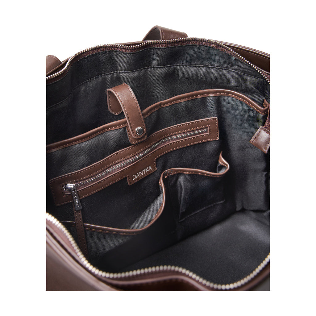 DANYKA SAC FOURRE-TOUT BRUN