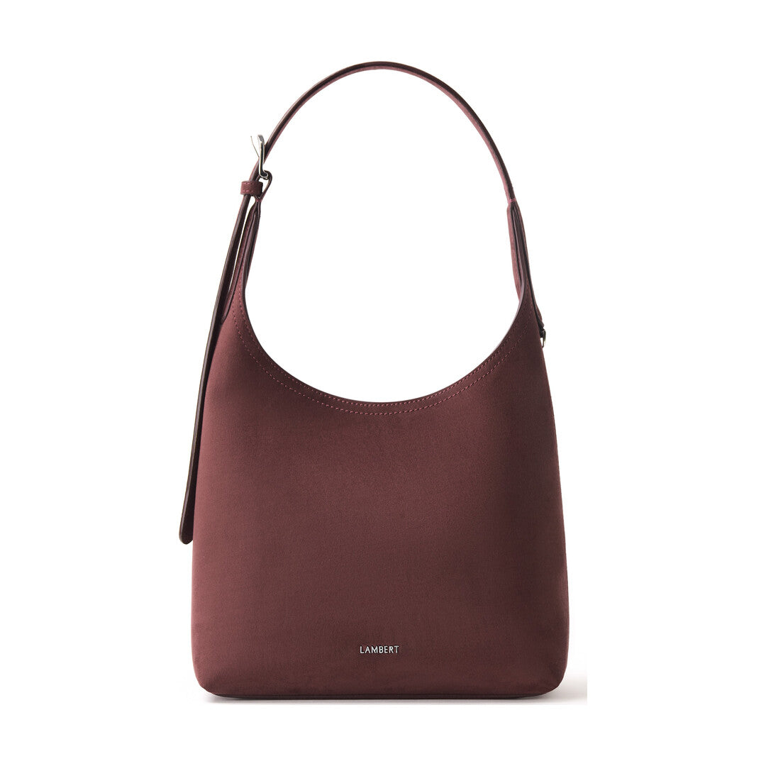 Sac à main Lambert ELENA BOURGOGNE SUÈDE SAC ÉPAULE, bourgogne