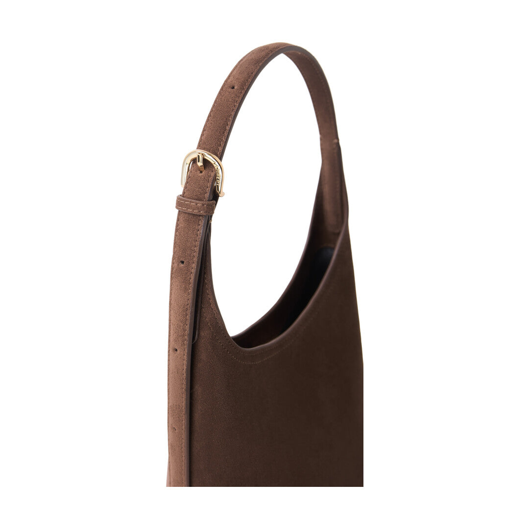 Sac à main Lambert ELENA CHOCOLAT SUÈDE SAC ÉPAULE, brun