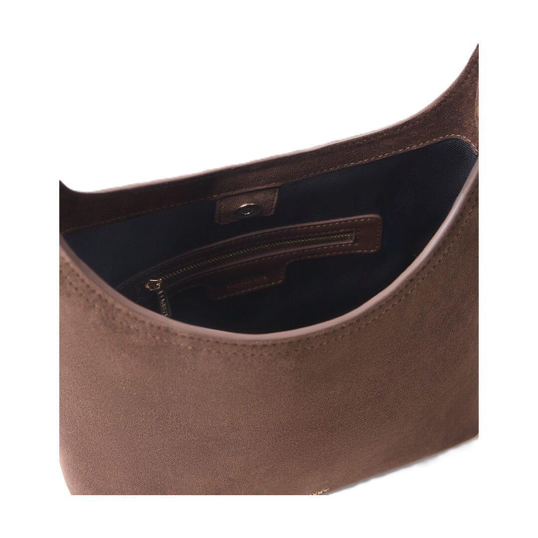 Sac à main Lambert ELENA CHOCOLAT SUÈDE SAC ÉPAULE, brun