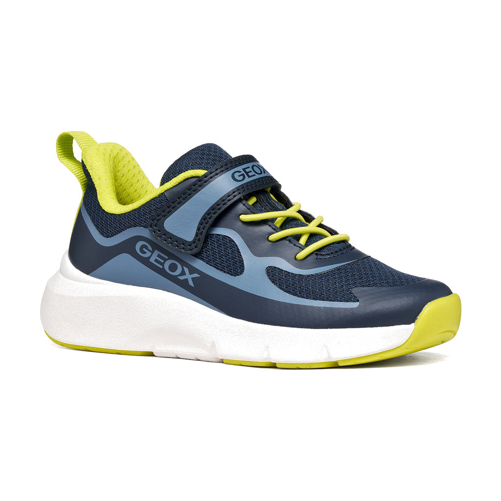 Chaussures de sport pour garçon Geox PRO-RAN J65P7F, bleu