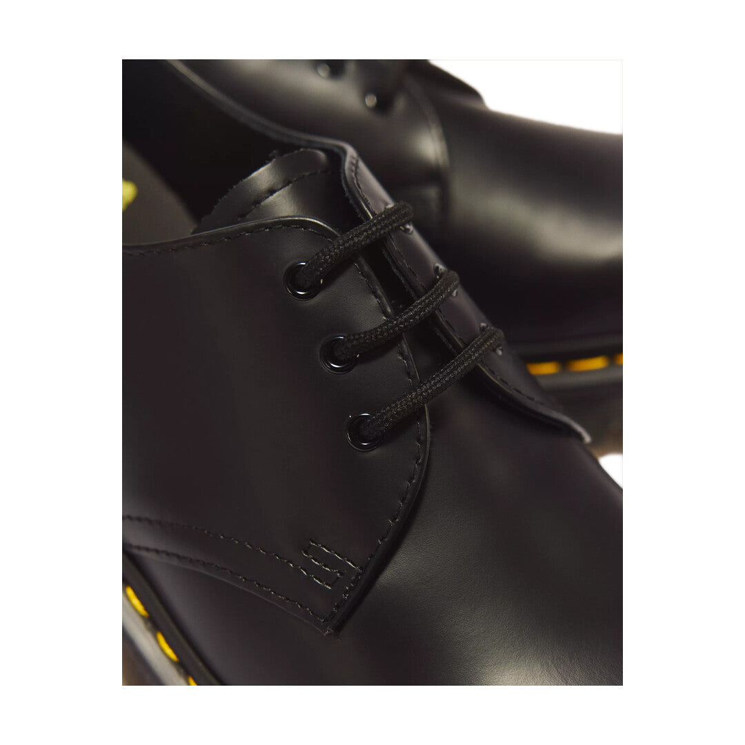 Dr. Martens Chaussure compensée pour femme | 1461 BEX BLACK SMOOTH