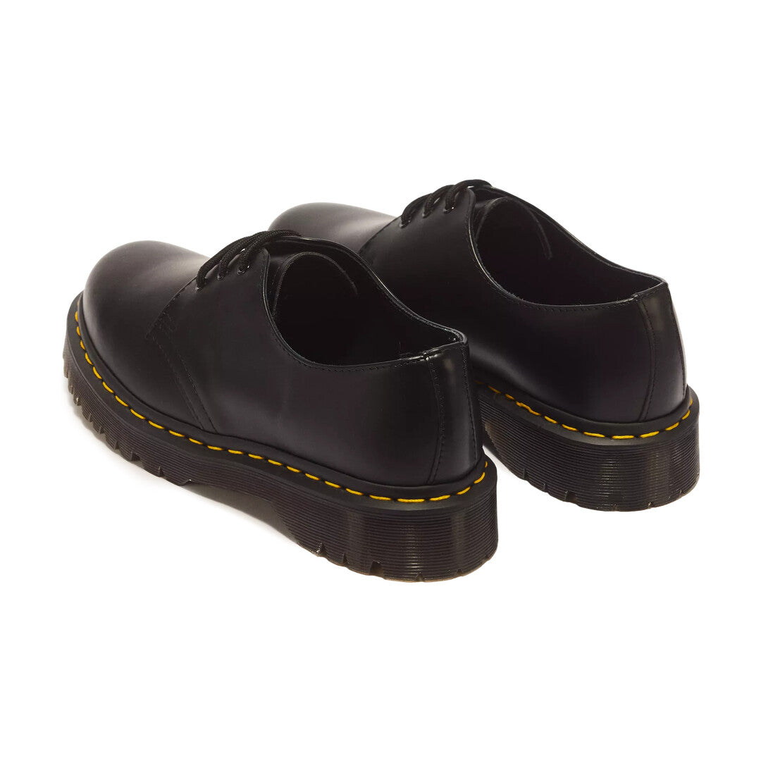 Dr. Martens Chaussure compensée pour femme | 1461 BEX BLACK SMOOTH
