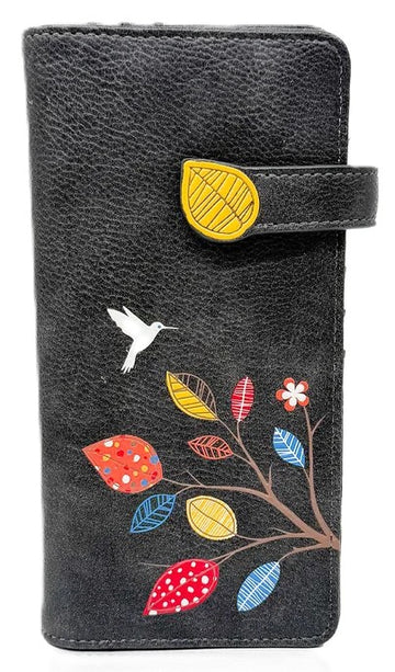 RIO PORTE-FEUILLE LONG GRIS