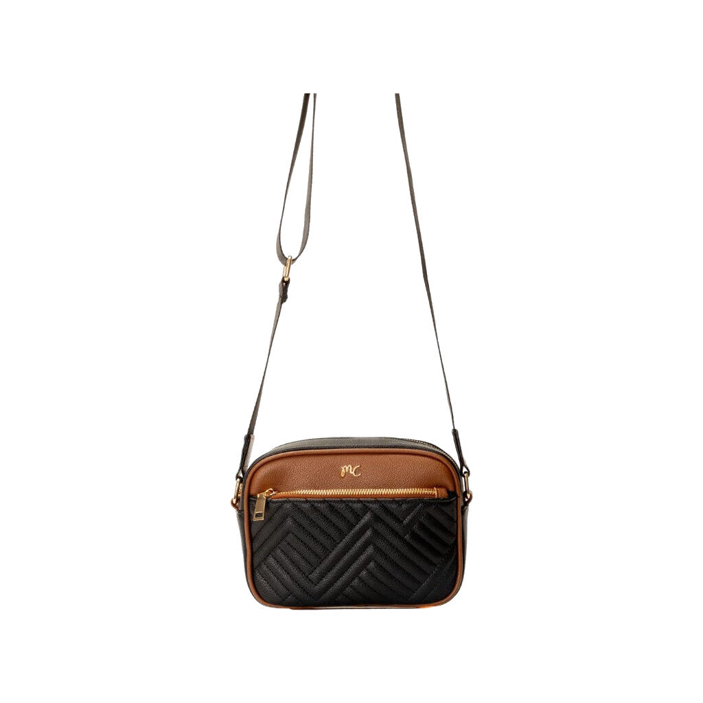 1416 NOIR/TAN SAC PVC