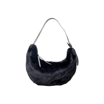 1687 NOIR FOURRE-TOUT FAUSSE FOURRURE
