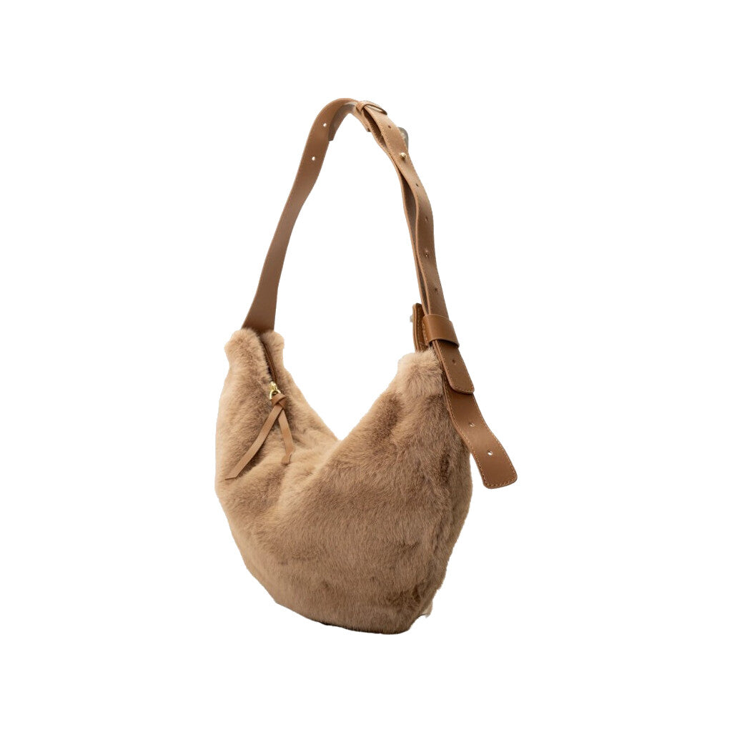 1687 TAUPE FOURRE-TOUT FAUSSE FOURRURE