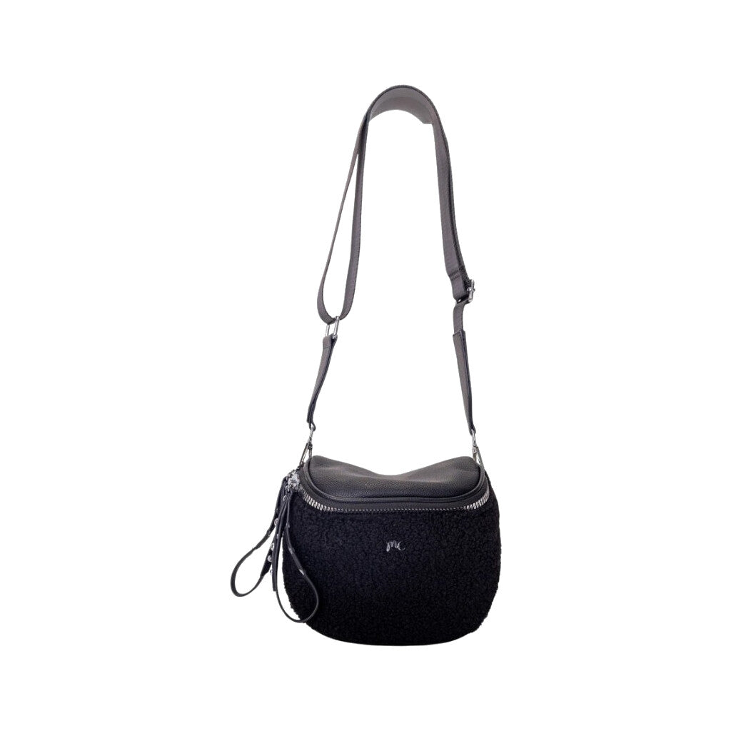 1946 NOIR SAC BANDOULIÈRE PVC/SHERPA
