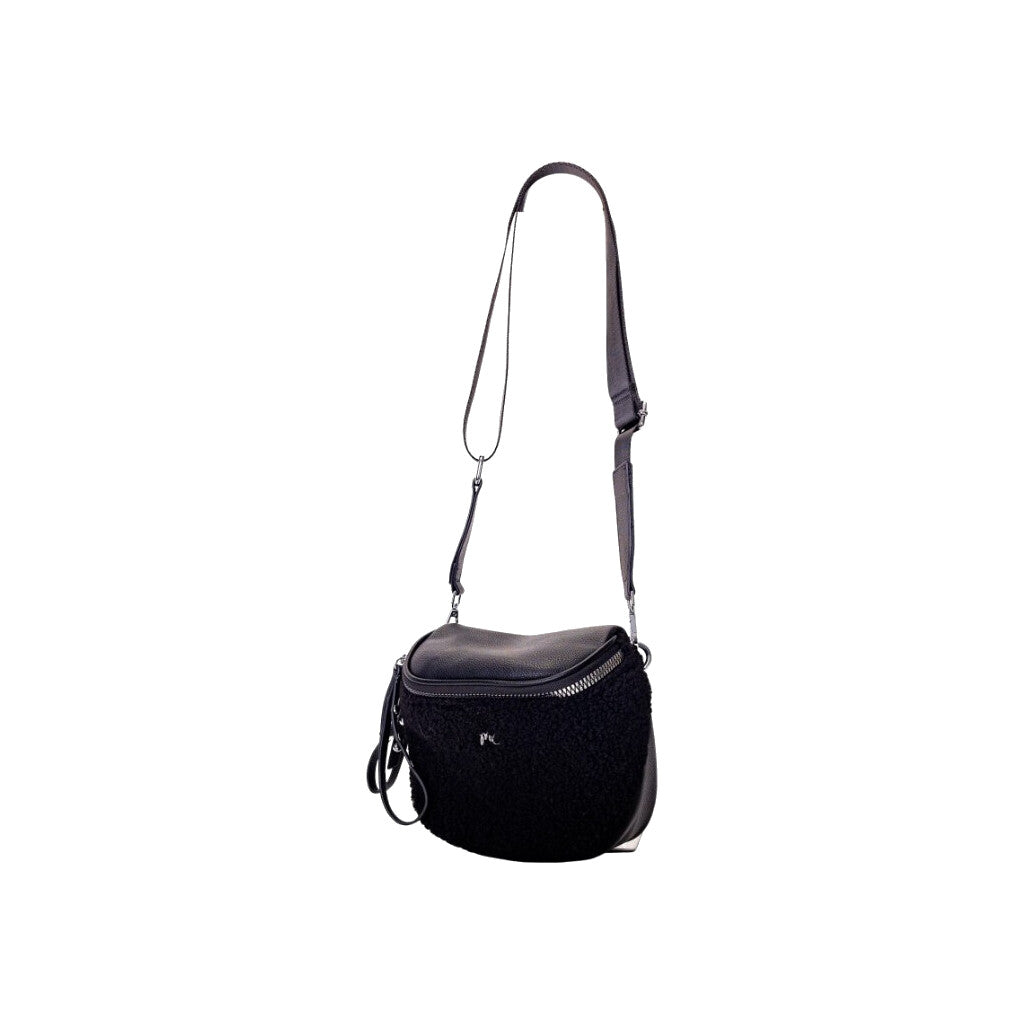 1946 NOIR SAC BANDOULIÈRE PVC/SHERPA